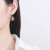 Natural Gemstone Hoop Earrings