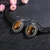 Natural Gemstone Hoop Earrings