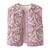 Elegant Printed Cotton Layering Vest