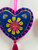 Boho Heart Pendant Decor – Handmade Style Wall Ornament