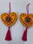 Boho Heart Pendant Decor – Handmade Style Wall Ornament