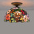 Vintage Mosaic Hanging Ceiling Light – Tiffany Style Lamp