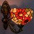 Yellow Floral Wall Light – Tiffany Style LED Sconce