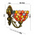 Yellow Floral Wall Light – Tiffany Style LED Sconce