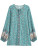 Vintage Bloom Boho Blouse