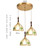 Tiffany Style Ceiling Light – Decorative Lotus Hanging Lamp