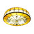 Baroque Stained Glass Ceiling Lamp