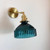 Nordic Wall Lamp – Green Glass Mirror Head Light