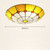 Luxe European Color Glass Ceiling Lamp