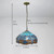 Handmade Blue Ceiling Light – Tiffany Hanging Lamp