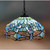 Handmade Blue Ceiling Light – Tiffany Hanging Lamp