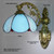 Elegant Pastoral Tiffany Wall Lamp