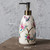 Elegant Floral Ceramic Refillable Dispenser