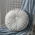 Velvet Round Throw Pillow – Soft Decorative Cushion for Sofa & Chair