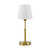 French Style Bedside Table Lamp – Fabric Shade Light