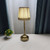 LED Touch Dimming Fabric Table Lamp – Rechargeable Bedside Light