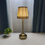 LED Touch Dimming Fabric Table Lamp – Rechargeable Bedside Light