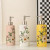 Floral Ceramic Pump Bottle