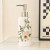 Floral Ceramic Pump Bottle
