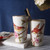 Floral Ceramic Bathroom Set
