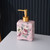 Ceramic Soap & Lotion Bottle – Flower & Bird Design
