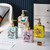 Ceramic Soap & Lotion Bottle – Flower & Bird Design