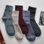 Thickened Winter Middle Tube Socks Women's Christmas Style Deer Snowflake Pattern Warm Autumn Winter Fashionable Ladies Socks
