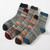 Thickened Winter Middle Tube Socks Women's Christmas Style Deer Snowflake Pattern Warm Autumn Winter Fashionable Ladies Socks