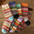 Thickened Winter Middle Tube Socks Women's Christmas Style Deer Snowflake Pattern Warm Autumn Winter Fashionable Ladies Socks