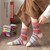 Thickened Winter Middle Tube Socks Women's Christmas Style Deer Snowflake Pattern Warm Autumn Winter Fashionable Ladies Socks