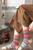 Thickened Winter Middle Tube Socks Women's Christmas Style Deer Snowflake Pattern Warm Autumn Winter Fashionable Ladies Socks