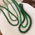 Green Glass Beads Necklace