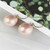 Gold Twisted Oversize Pearl Hoops