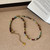 Colorful Stone Cube Necklace