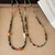 Colorful Stone Cube Necklace