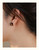 Tigereye Stone Stud Earrings – Gold Plated