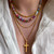 Bohemia Candy Color Stone Necklace – 18K Gold Plated
