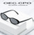 Leopard Oval Retro Shades