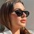 Retro Cat Eye Rivet Shades