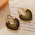 Vintage Heart Rope Earrings
