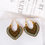 Vintage Heart Rope Earrings