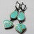 Ethnic Turquoise Droplet Earrings