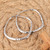 Vintage Silver Hoop Earrings