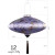 Elegant Retro Chinese Silk Lantern with Flower & Bamboo Prints