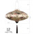 Elegant Retro Chinese Silk Lantern with Flower & Bamboo Prints