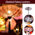 Elegant Retro Chinese Silk Lantern with Flower & Bamboo Prints