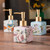 Heritage Ceramic Gold Lotion Bottle
