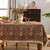 Premium Jacquard Floral Tablecloth
