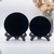 Elegant Polished Black Crystal Divination Plate