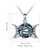Triple Moon Snake Crystal Necklace
